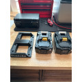 Makita battery holder for wall 2 batteries