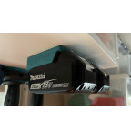 Makita baterijų laikiklis ant sienos 2 akumuliatoriams