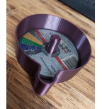 Kampinio šlifuoklio diskų dėžutė su centriniu fiksatoriumi