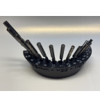 Grąžtų galandinimo priedas kampiniam šlifuokliui 115/125 mm (118°/135°)