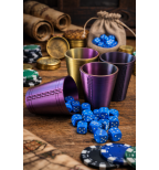 Piratinis kauliukų žaidimas „Liar’s dice“