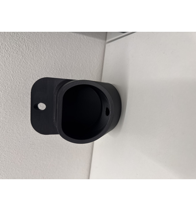 Sieninis type 2 ev kabelio laikiklis su kištuko lizdu