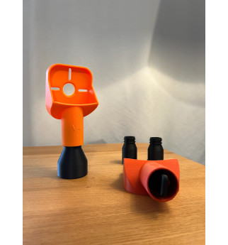 Dėžutė gręžimo dulkių surinkimui