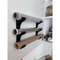 Minimalist vertical 3-tier organizer for butter paper or foil