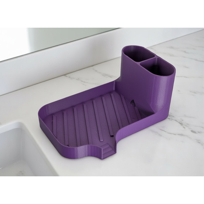 Soap and brush holder