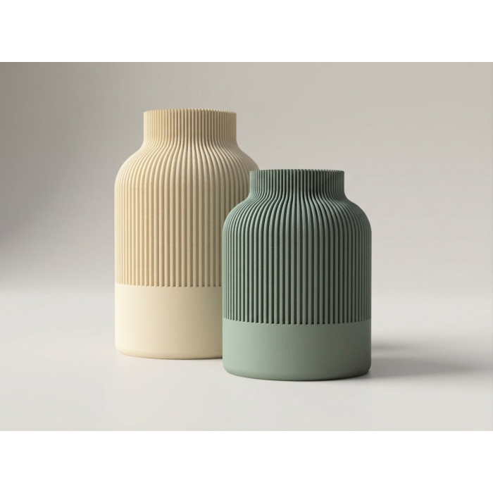Large Japandi style vase