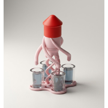 Decorative drink and shot dispenser