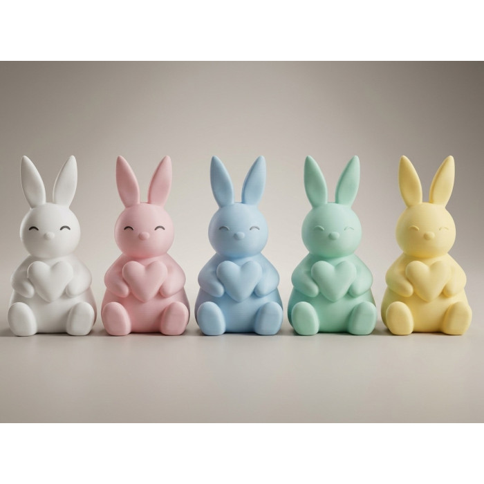 Heart rabbit - Easter decor