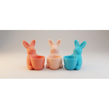 Easter rabbit with cup