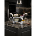 Organic wine holder for 2 bottles