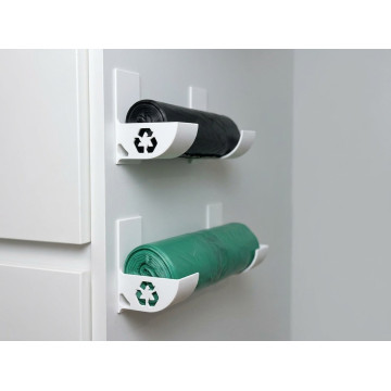 Bag holder with logo