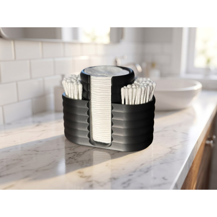 Wattepad ir Q-Tip laikiklis