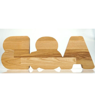 Didelė personalizuota medinė taupyklė "PORA"