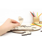 Medinė puzle "Žemėlapis"