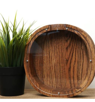 Medinė taupyklė "Apskritimas"