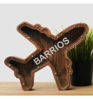 Medinė taupyklė "Lektuvas"