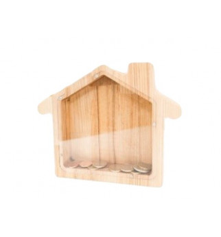 Medinė taupyklė "Namelis"