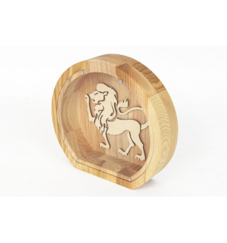 Personalizuota medinė taupyklė "Zodiako ženklas"