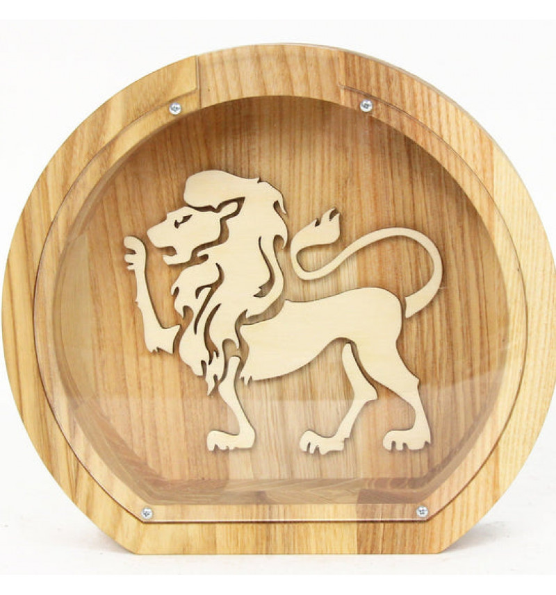Personalizuota medinė taupyklė "Zodiako ženklas"