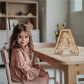 Didelė medinė taupyklė raidė „A“ (34 cm)