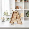 Didelė medinė taupyklė raidė „A“ (34 cm)