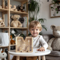 Didelė medinė taupyklė raidė „M“ (34 cm)