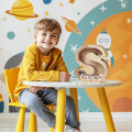 Didelė medinė taupyklė raidė „S“ (34 cm)