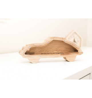 Medinė taupyklė "Automobilis"