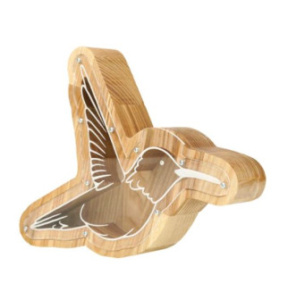 Medinė taupyklė "Kolibris"