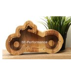 Medinė taupyklė "Motociklas"