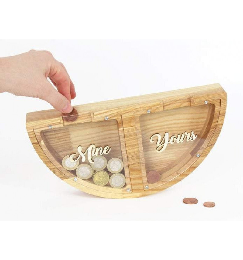 Medinė taupyklė "Pora"