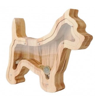 Medinė taupyklė "Šuniukas"