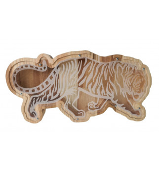 Medinė taupyklė "Tigras"