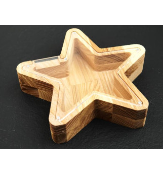 Medinė taupyklė "Žvaigždė"
