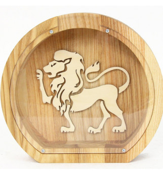 Personalizuota medinė taupyklė "Zodiako ženklas"