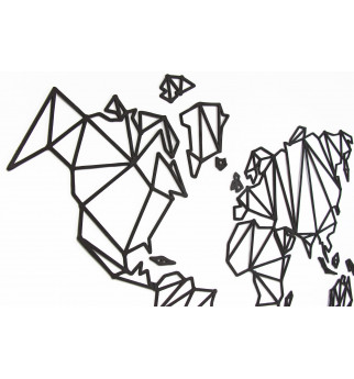 Origami pasaulio žemėlapis Origami pasaulio žemėlapis