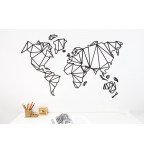 Origami pasaulio žemėlapis
