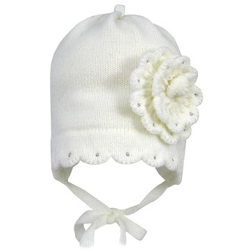 White baby hat
