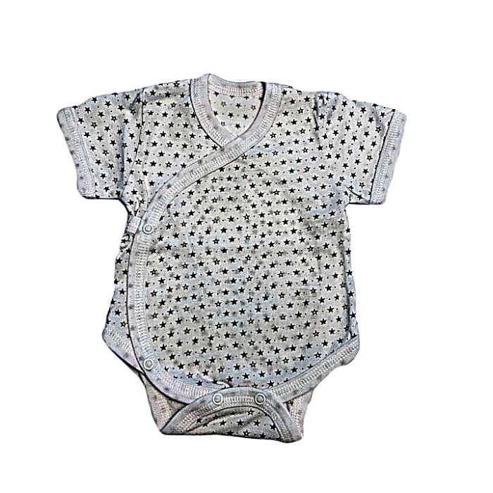Vilaurita white short sleeve bodysuit with stars