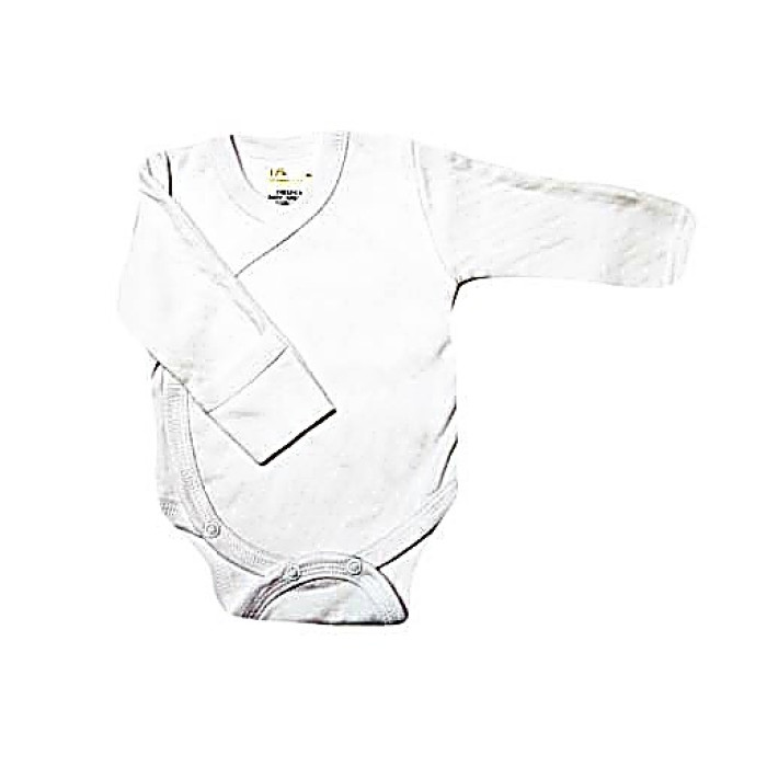 Vilaurita white baby bodysuit with mittens „Vili“