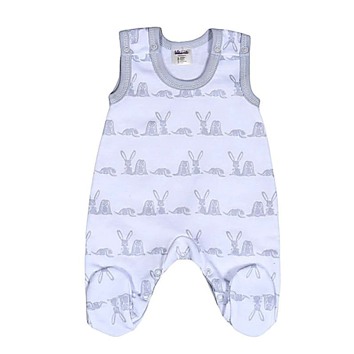 Vilaurita white insulated rompers with short sleeves 