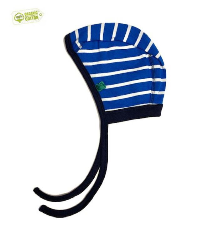 Mėlyna kepurė su raišteliais 'Fredas"