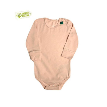 Pink baby bodysuit