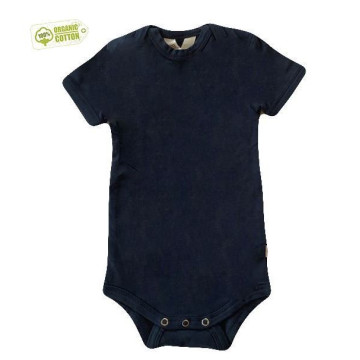Dark blue baby bodysuit