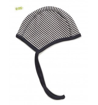 Dryžuota kepurė su raišteliais