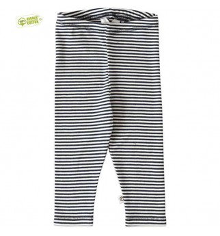 Dryžuotos organinės medvilnės kelnės