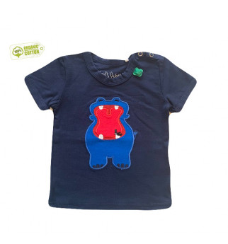 Mėlyni marškinėliai "Begemotas"