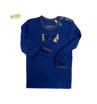 Mėlyni marškinėliai "Kaspinėlis"