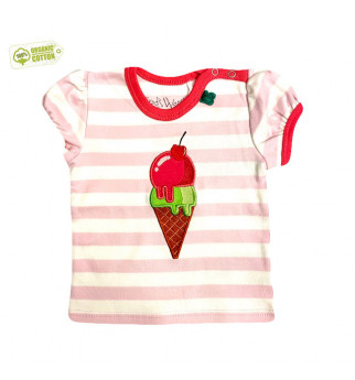 Rožiniai marškinėliai "Ledai"