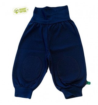 Tamsiai mėlynos haremo kelnės